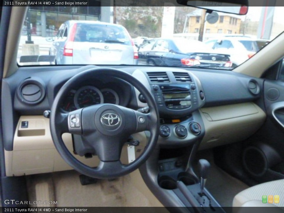 Sand Beige Interior Dashboard for the 2011 Toyota RAV4 I4 4WD #99237644