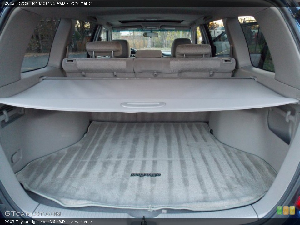 Ivory Interior Trunk for the 2003 Toyota Highlander V6 4WD #99240467