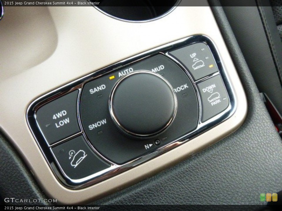 Black Interior Controls for the 2015 Jeep Grand Cherokee Summit 4x4 #99253045