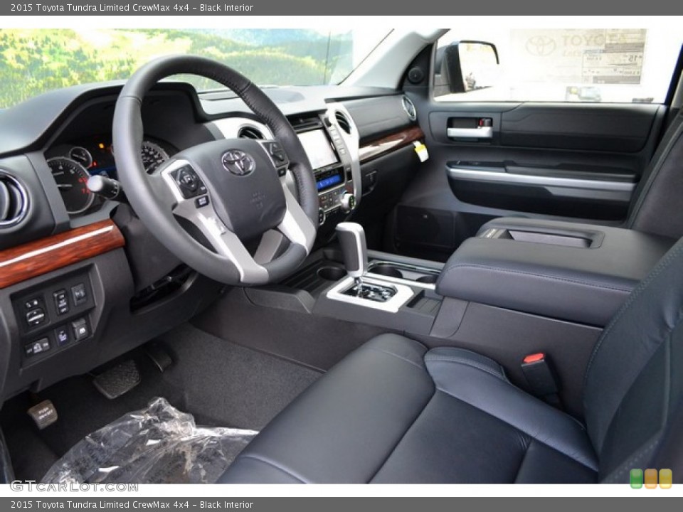 Black Interior Prime Interior for the 2015 Toyota Tundra Limited CrewMax 4x4 #99253718