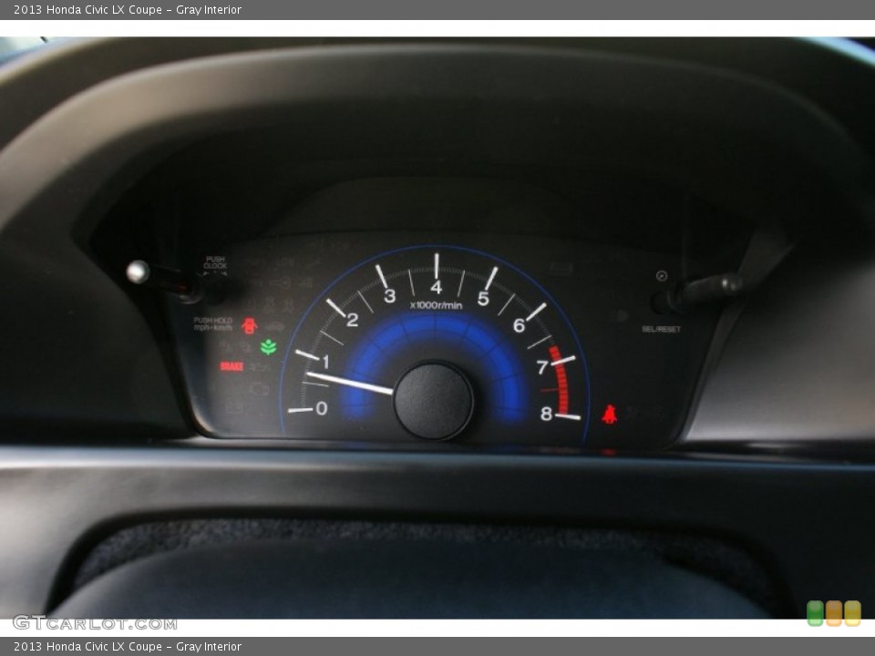 Gray Interior Gauges for the 2013 Honda Civic LX Coupe #99255700