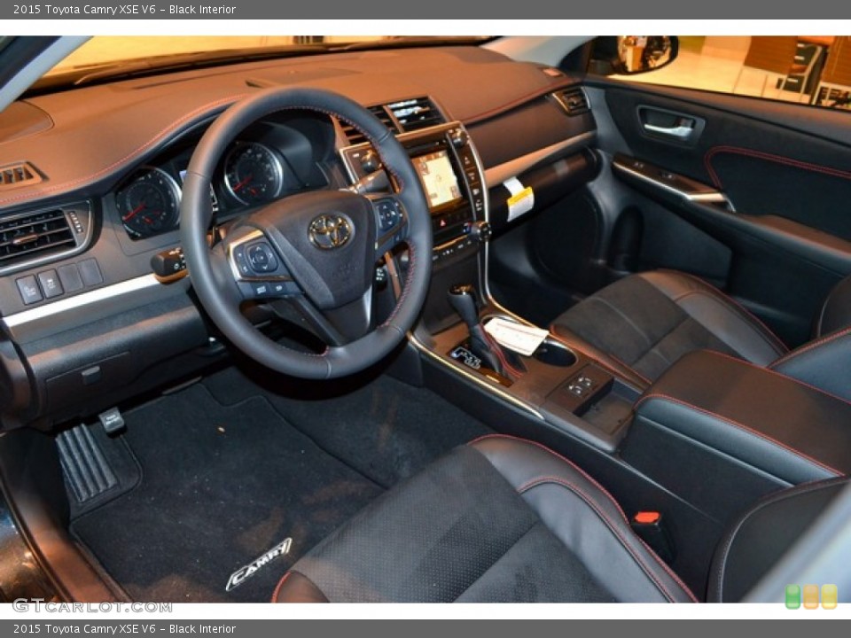 Black Interior Prime Interior For The 2015 Toyota Camry Xse