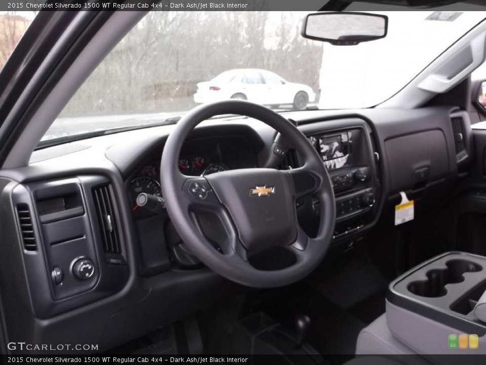 Dark Ash/Jet Black Interior Dashboard for the 2015 Chevrolet Silverado 1500 WT Regular Cab 4x4 #99256551
