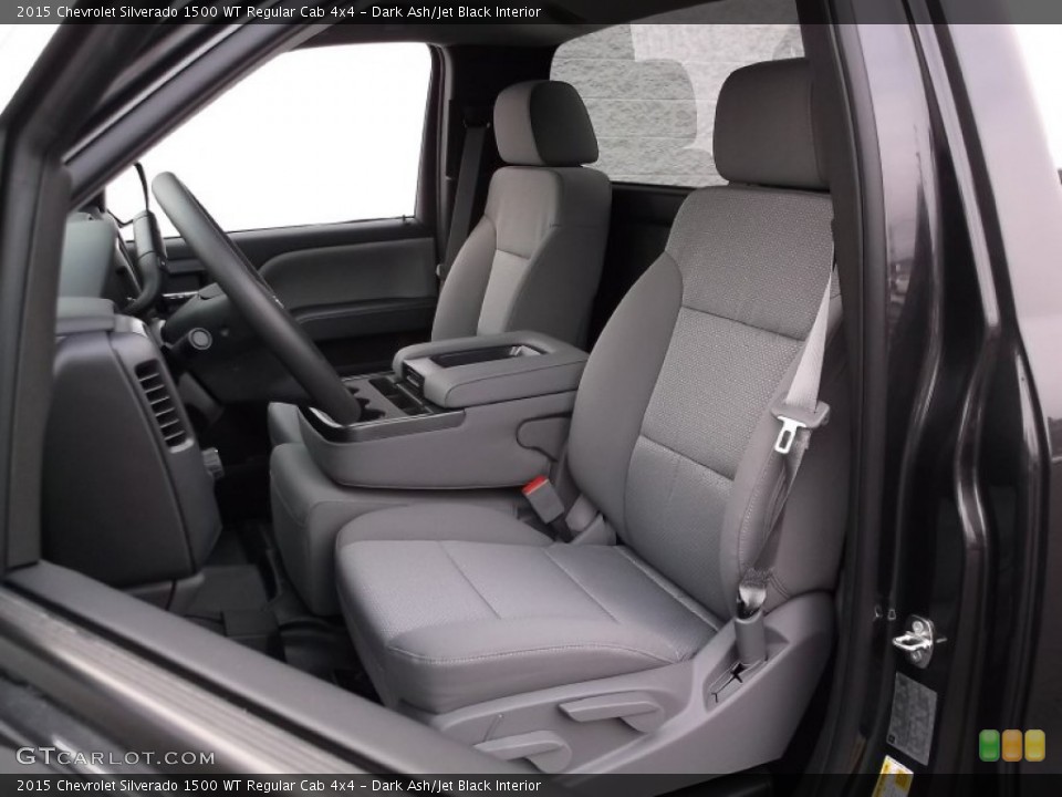 Dark Ash/Jet Black Interior Front Seat for the 2015 Chevrolet Silverado 1500 WT Regular Cab 4x4 #99256618