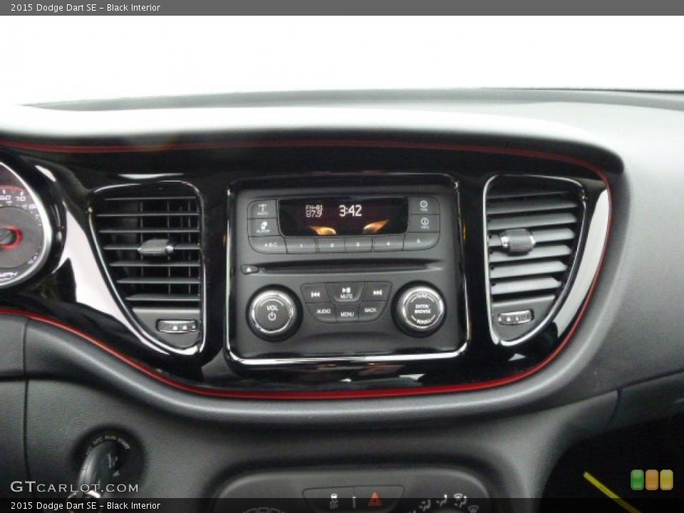 Black Interior Controls for the 2015 Dodge Dart SE #99256981
