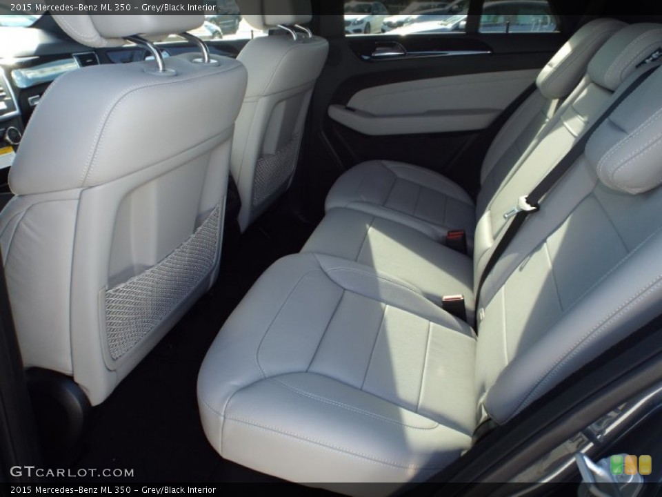 Grey/Black 2015 Mercedes-Benz ML Interiors