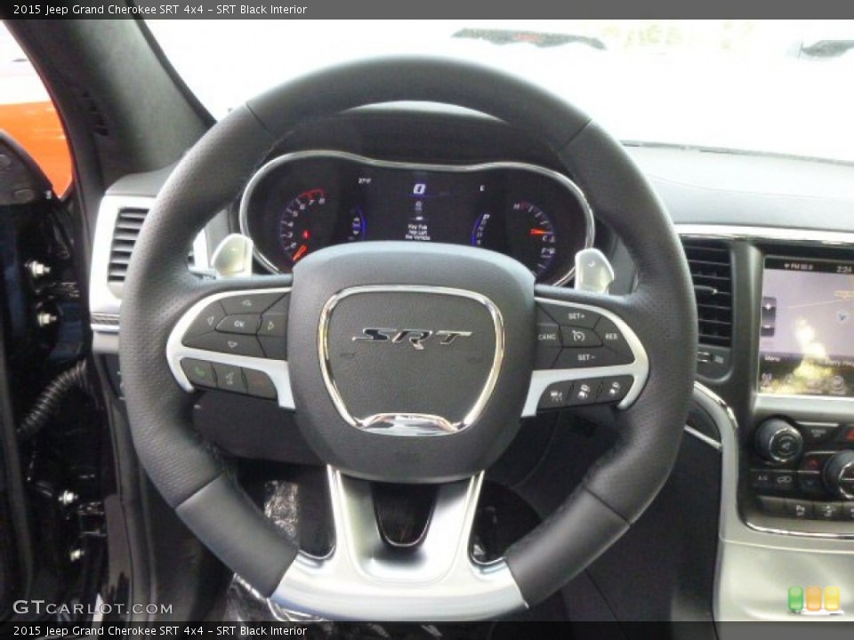 SRT Black Interior Steering Wheel for the 2015 Jeep Grand Cherokee SRT 4x4 #99268843