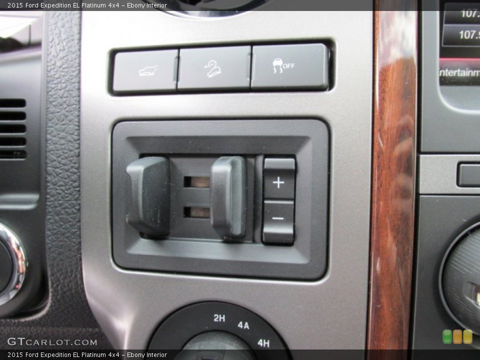 Ebony Interior Controls for the 2015 Ford Expedition EL Platinum 4x4 #99268978