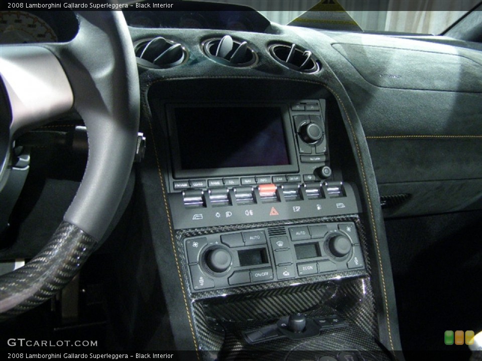 Black Interior Controls for the 2008 Lamborghini Gallardo Superleggera #99272