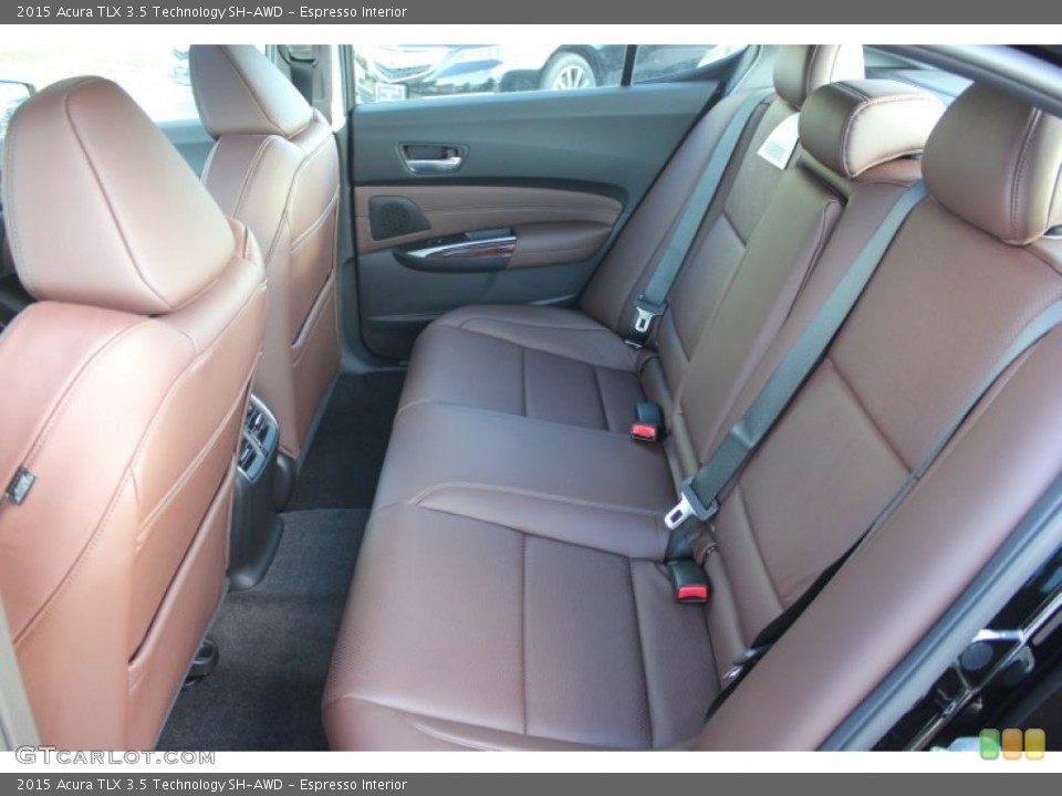 Espresso Interior Rear Seat for the 2015 Acura TLX 3.5 Technology SH-AWD #99281818