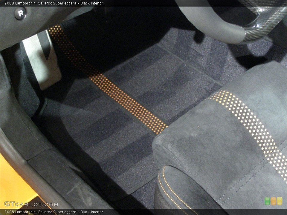 Black Interior Photo for the 2008 Lamborghini Gallardo Superleggera #99284