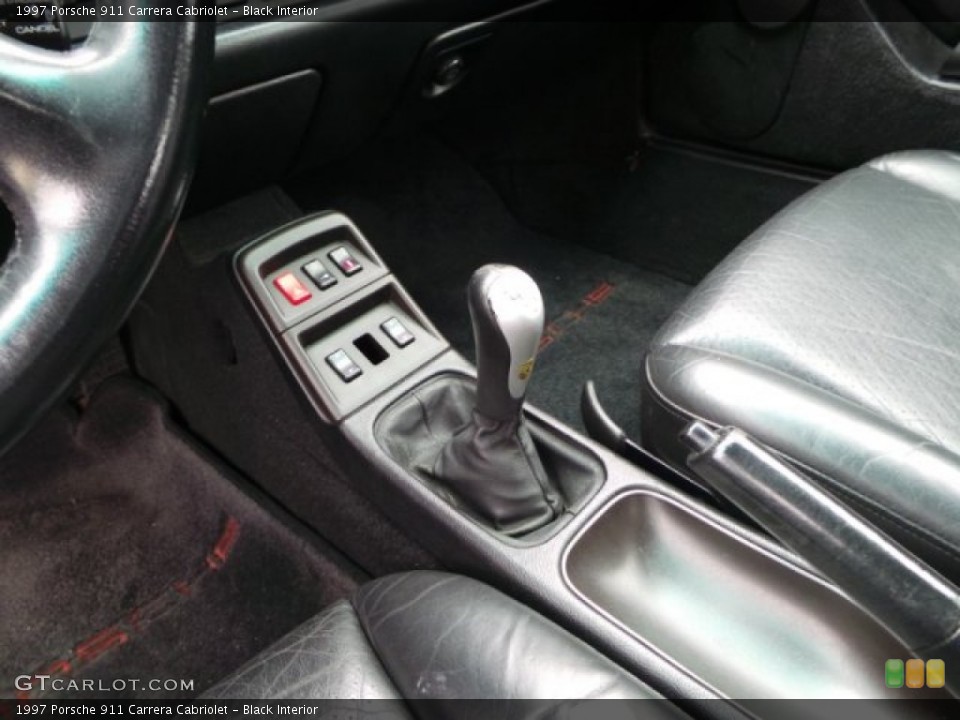 Black Interior Transmission for the 1997 Porsche 911 Carrera Cabriolet #99285030