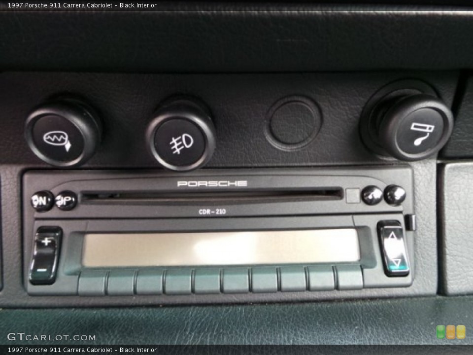 Black Interior Audio System for the 1997 Porsche 911 Carrera Cabriolet #99285058