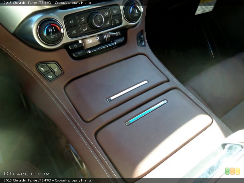 Cocoa/Mahogany Interior Controls for the 2015 Chevrolet Tahoe LTZ 4WD #99285463