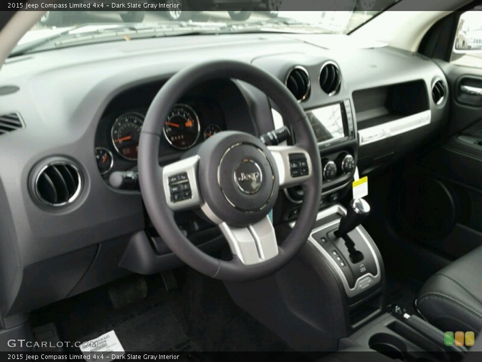 Dark Slate Gray Interior Dashboard for the 2015 Jeep Compass Limited 4x4 #99290458