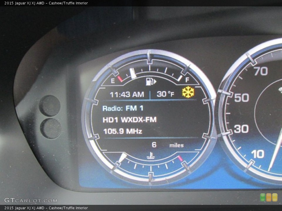Cashew/Truffle Interior Gauges for the 2015 Jaguar XJ XJ AWD #99298831