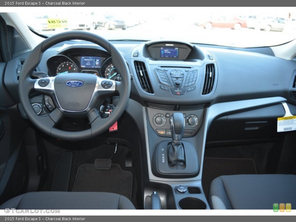 Charcoal Black Interior Photo for the 2015 Ford Escape S #99299260