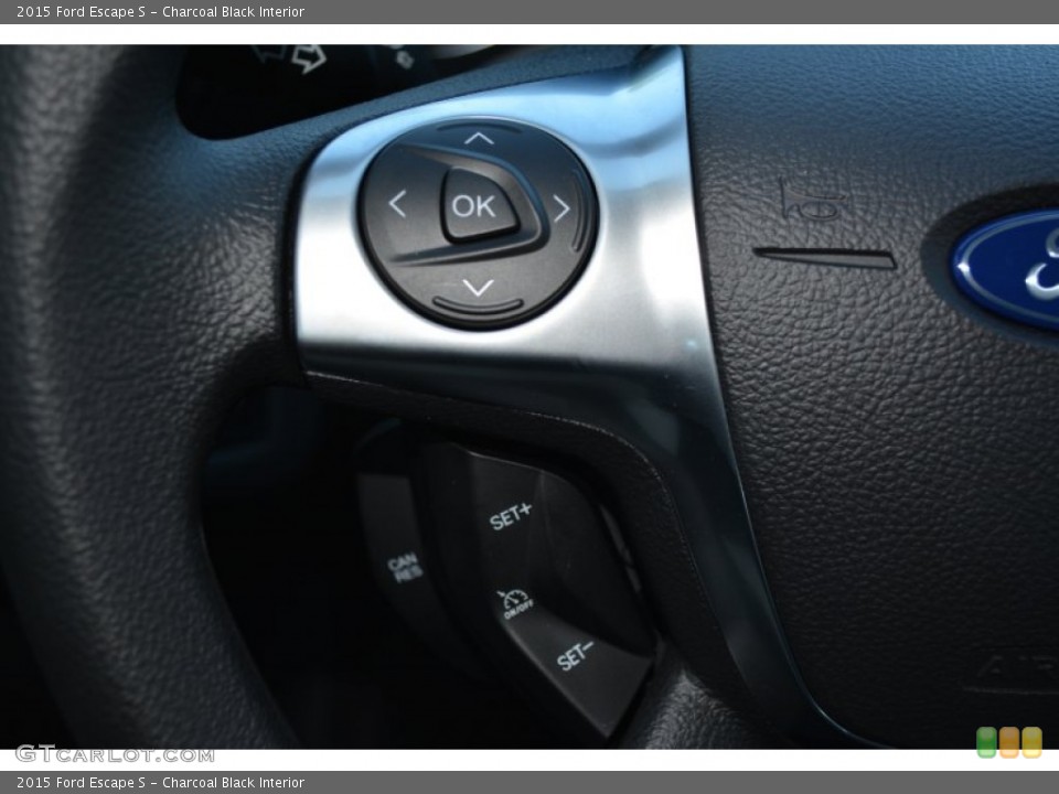 Charcoal Black Interior Controls for the 2015 Ford Escape S #99299497