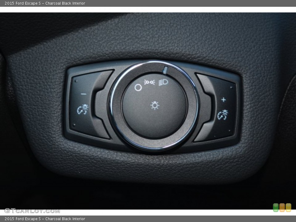 Charcoal Black Interior Controls for the 2015 Ford Escape S #99299563