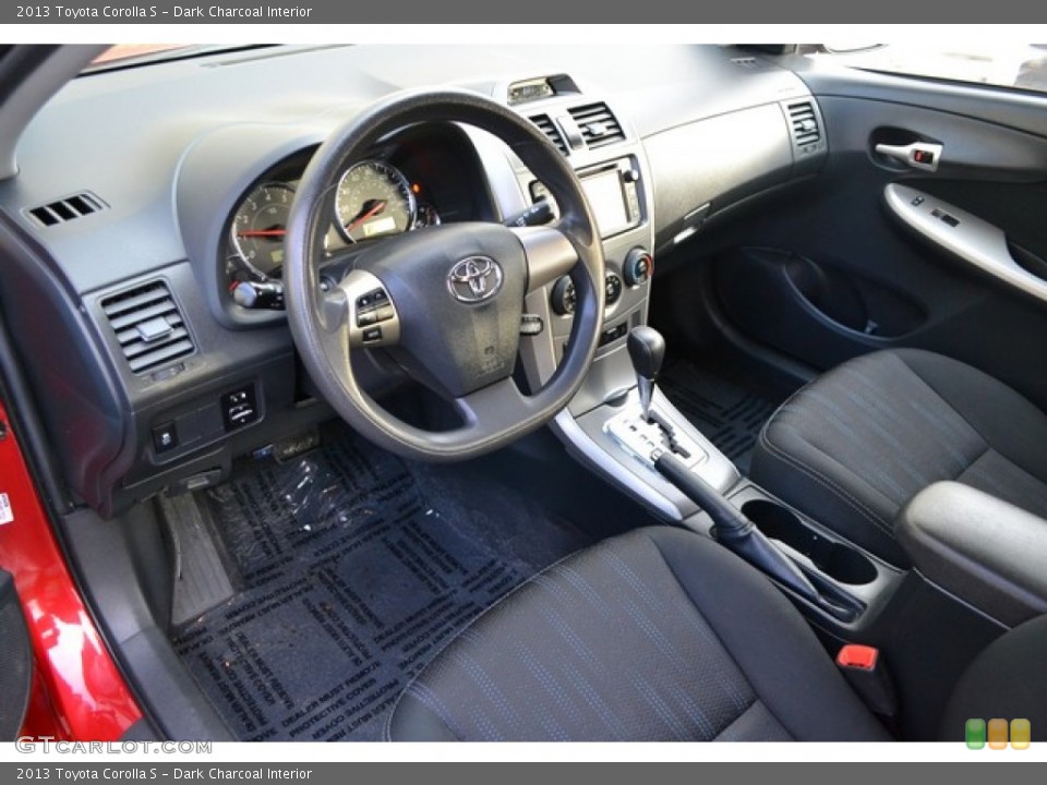 Dark Charcoal Interior Photo for the 2013 Toyota Corolla S #99299626