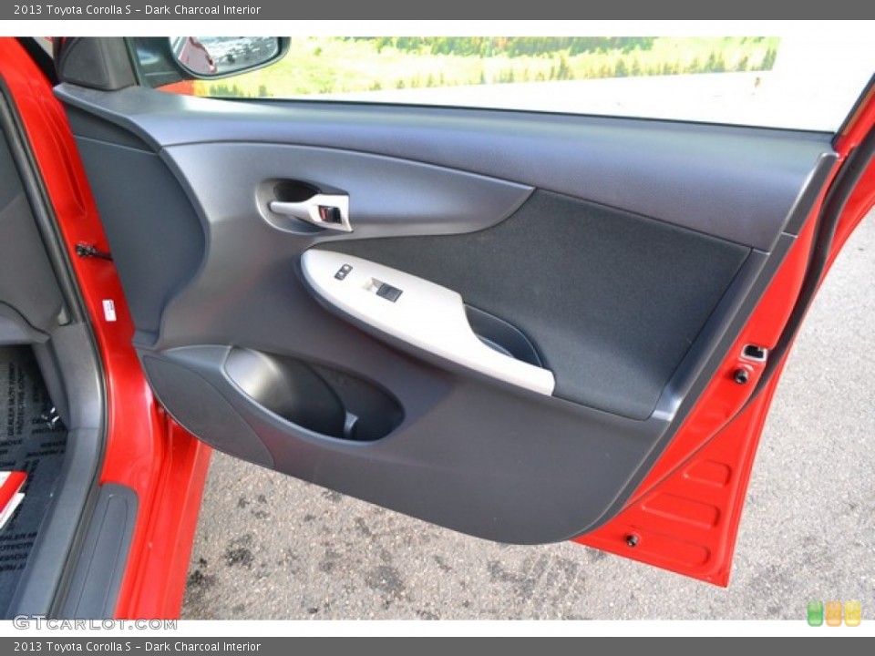 Dark Charcoal Interior Door Panel for the 2013 Toyota Corolla S #99299968
