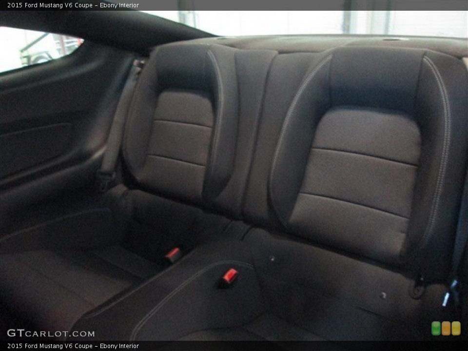 Ebony Interior Rear Seat for the 2015 Ford Mustang V6 Coupe #99301306