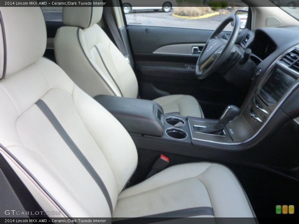 Ceramic/Dark Tuxedo Interior Front Seat for the 2014 Lincoln MKX AWD #99303205