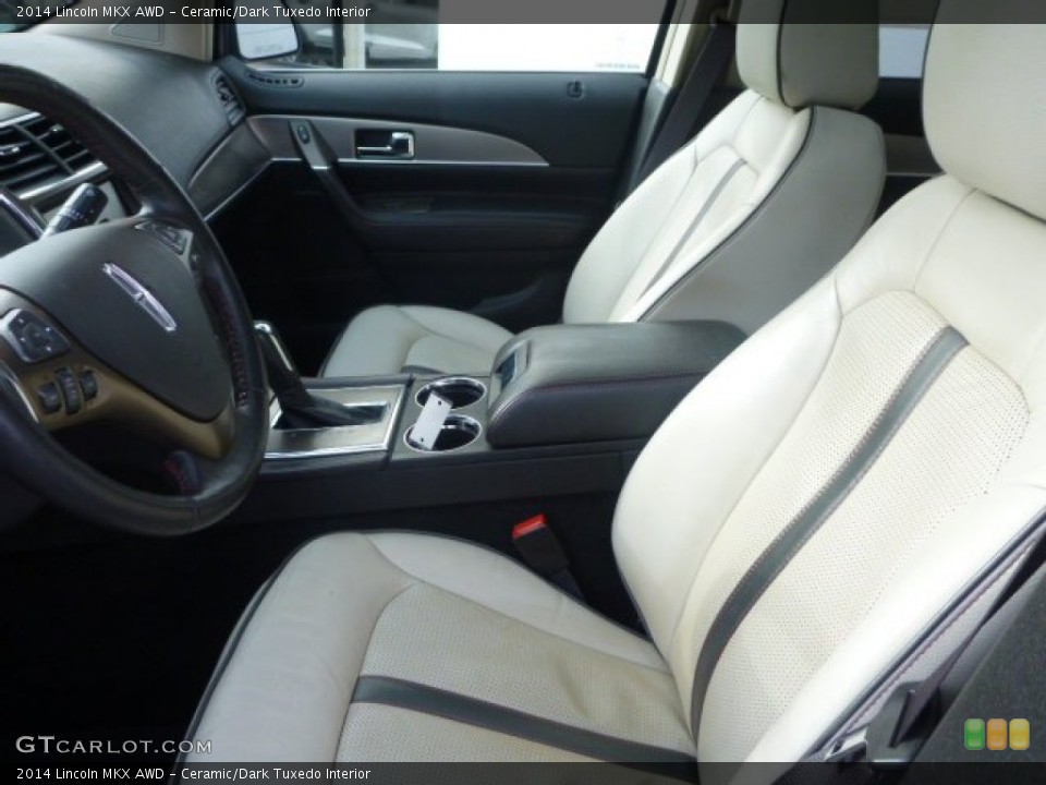 Ceramic/Dark Tuxedo 2014 Lincoln MKX Interiors