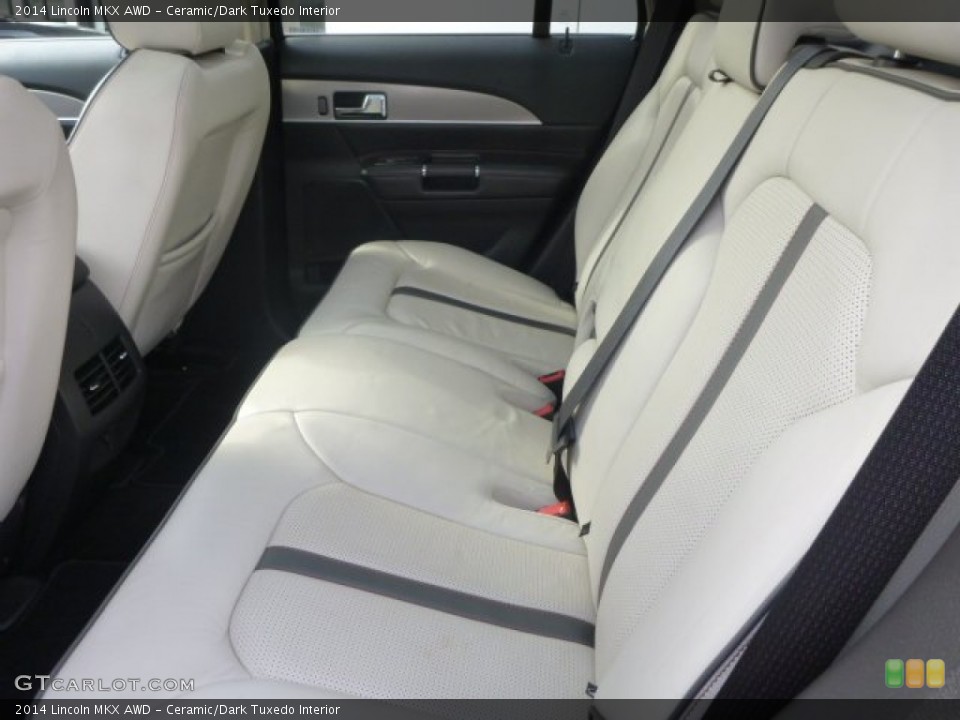 Ceramic/Dark Tuxedo Interior Rear Seat for the 2014 Lincoln MKX AWD #99303319