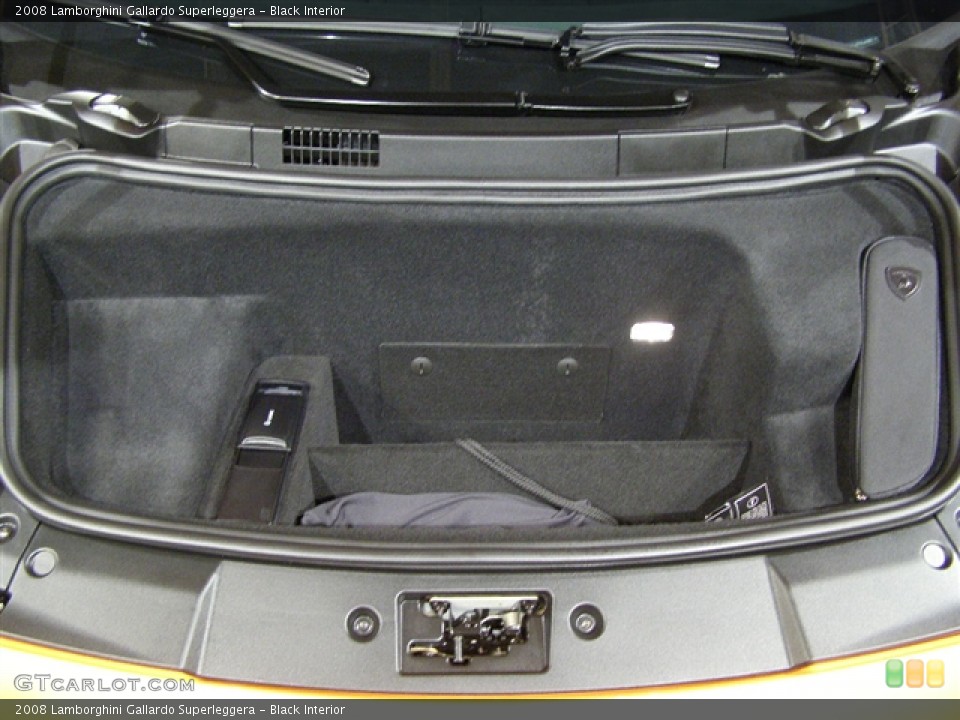 Black Interior Trunk for the 2008 Lamborghini Gallardo Superleggera #99308