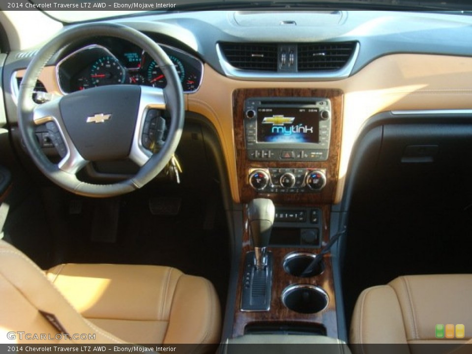 Ebony/Mojave Interior Photo for the 2014 Chevrolet Traverse LTZ AWD #99311410