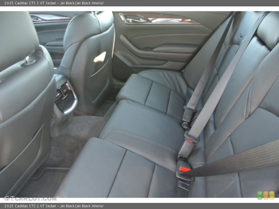 Jet Black/Jet Black Interior Rear Seat for the 2015 Cadillac CTS 2.0T Sedan #99312821