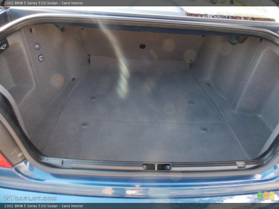 Sand Interior Trunk for the 2002 BMW 5 Series 530i Sedan #99313987