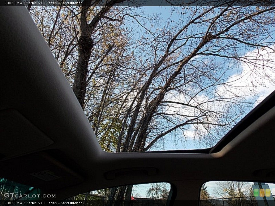 Sand Interior Sunroof for the 2002 BMW 5 Series 530i Sedan #99314653