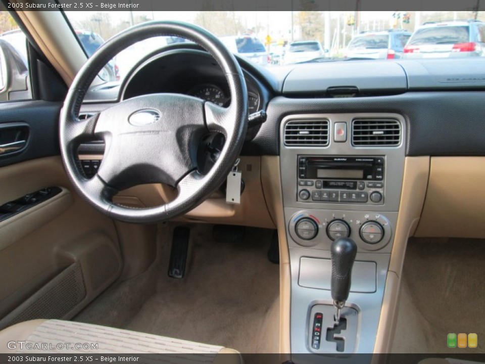 Beige Interior Dashboard for the 2003 Subaru Forester 2.5 XS #99316672