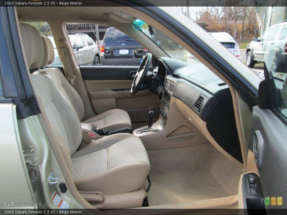 Beige Interior Front Seat for the 2003 Subaru Forester 2.5 XS #99316696