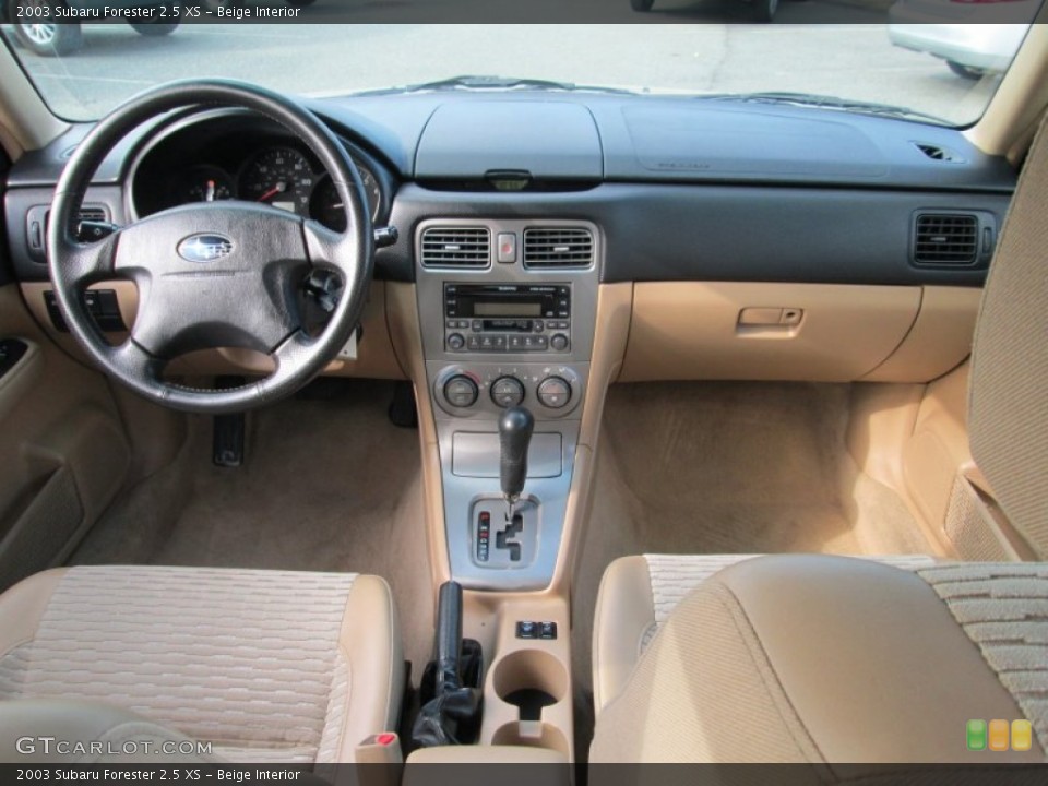 Beige Interior Dashboard for the 2003 Subaru Forester 2.5 XS #99316834