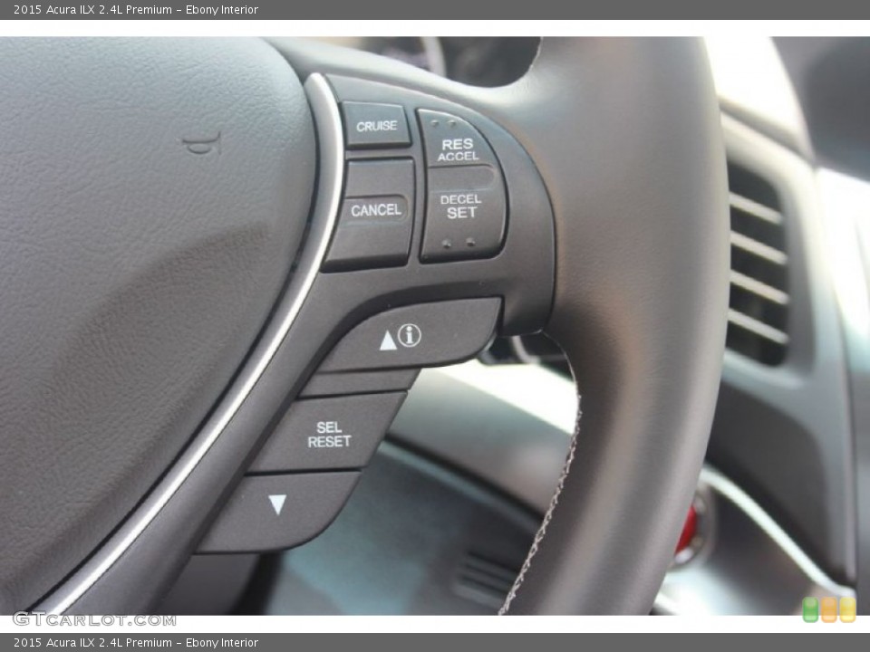 Ebony Interior Controls for the 2015 Acura ILX 2.4L Premium #99323428