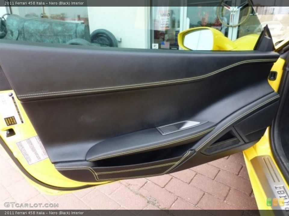 Nero (Black) Interior Door Panel for the 2011 Ferrari 458 Italia #99323738