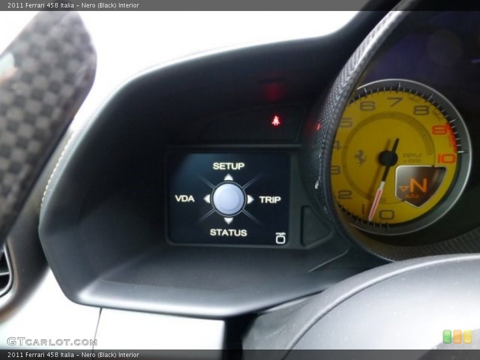 Nero (Black) Interior Gauges for the 2011 Ferrari 458 Italia #99323794