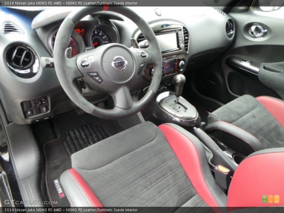 NISMO RS Leather/Synthetic Suede 2014 Nissan Juke Interiors