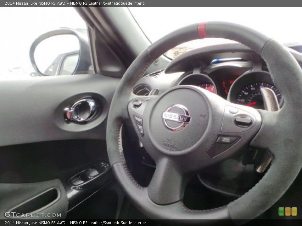 NISMO RS Leather/Synthetic Suede Interior Steering Wheel for the 2014 Nissan Juke NISMO RS AWD #99325180