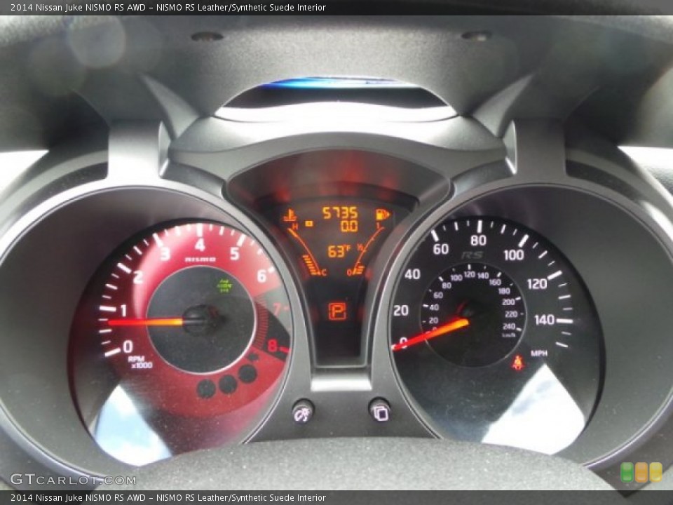 NISMO RS Leather/Synthetic Suede Interior Gauges for the 2014 Nissan Juke NISMO RS AWD #99325258