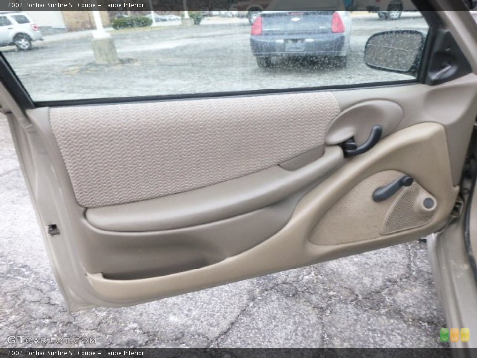 Taupe Interior Door Panel for the 2002 Pontiac Sunfire SE Coupe #99328268
