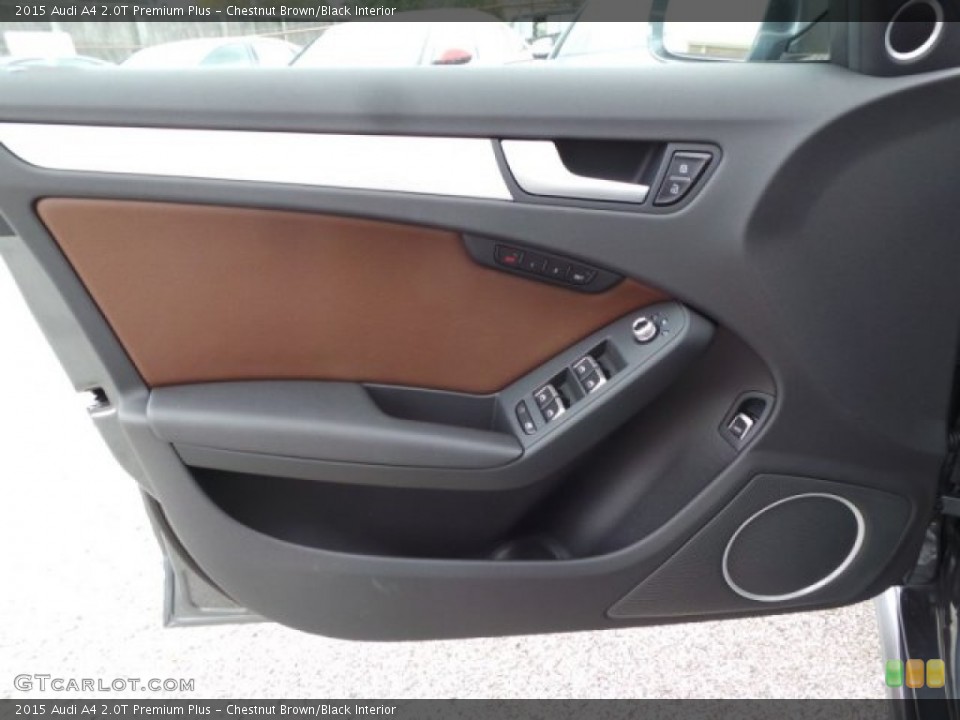 Chestnut Brown/Black Interior Door Panel for the 2015 Audi A4 2.0T Premium Plus #99329362