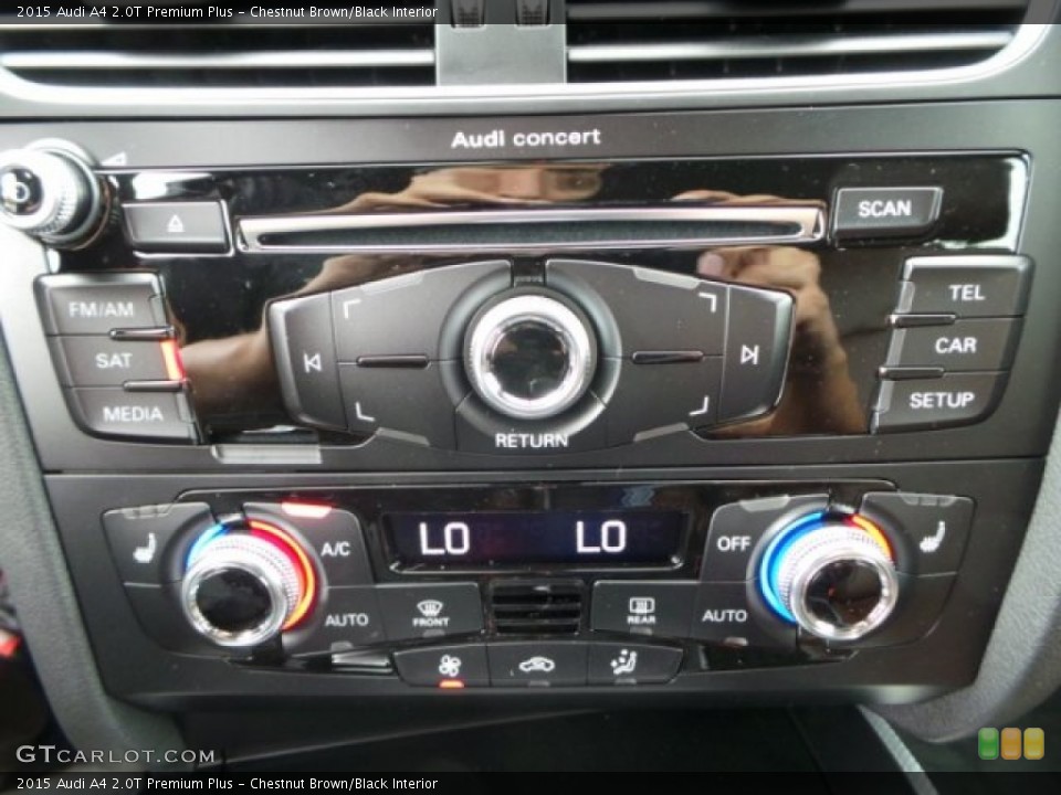 Chestnut Brown/Black Interior Controls for the 2015 Audi A4 2.0T Premium Plus #99329566