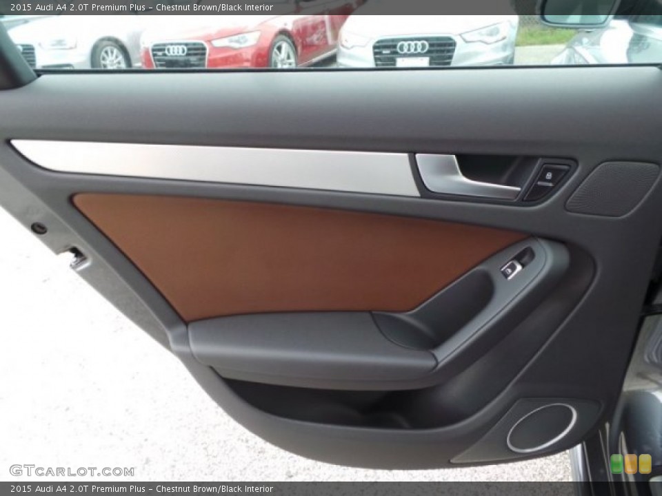 Chestnut Brown/Black Interior Door Panel for the 2015 Audi A4 2.0T Premium Plus #99329647