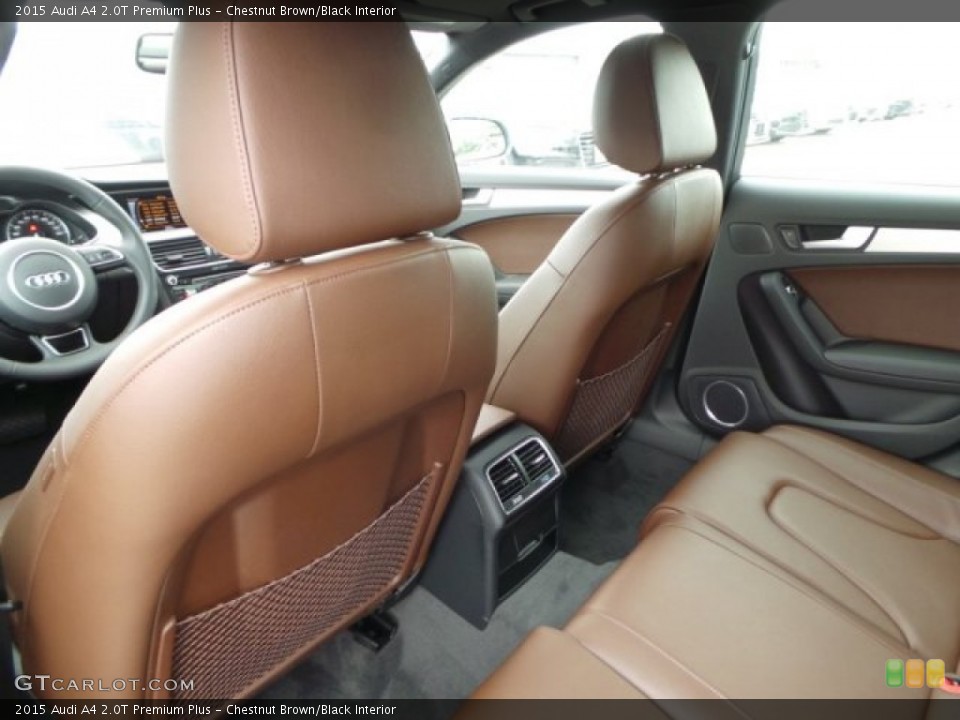 Chestnut Brown/Black Interior Rear Seat for the 2015 Audi A4 2.0T Premium Plus #99329668