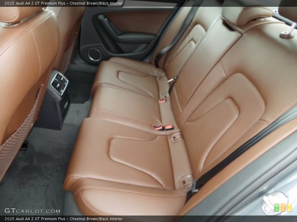 Chestnut Brown/Black Interior Rear Seat for the 2015 Audi A4 2.0T Premium Plus #99329692