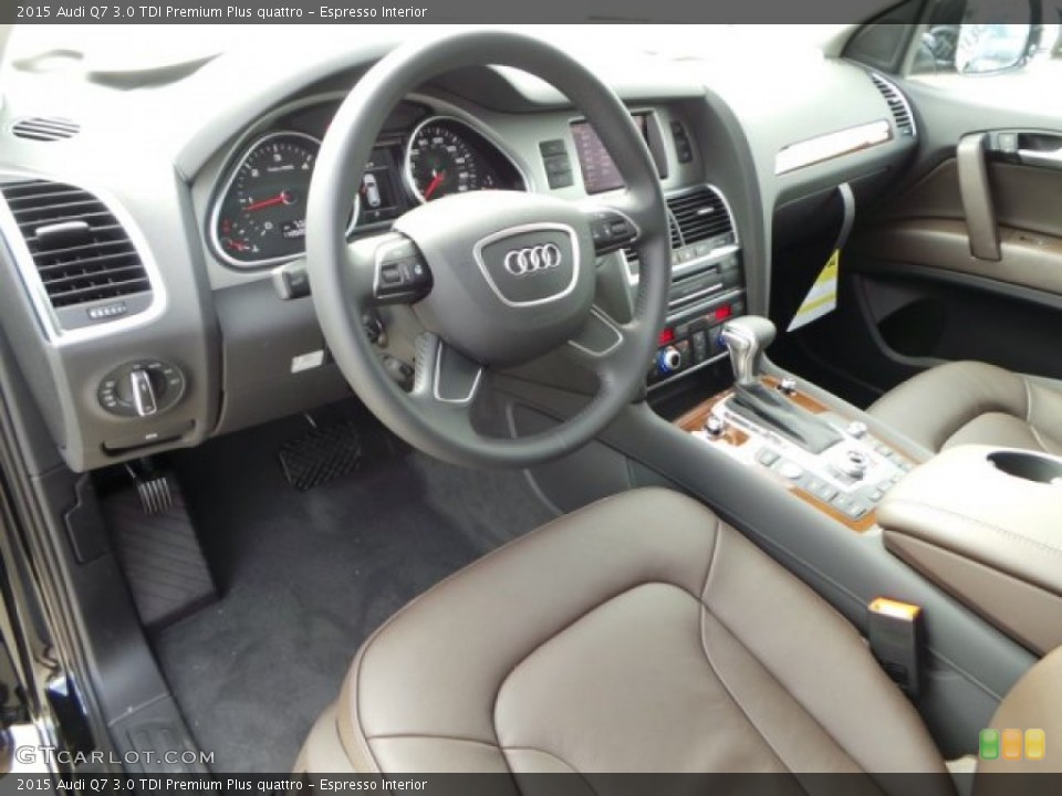 Espresso Interior Prime Interior for the 2015 Audi Q7 3.0 TDI Premium Plus quattro #99332485